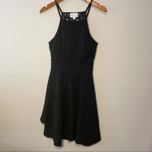 Francescas’s Black Dress with Lace Back Size Small